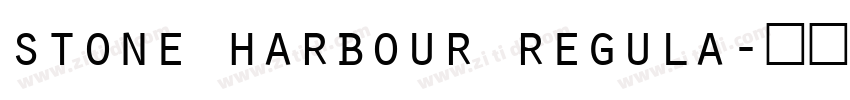 stone harbour regula字体转换